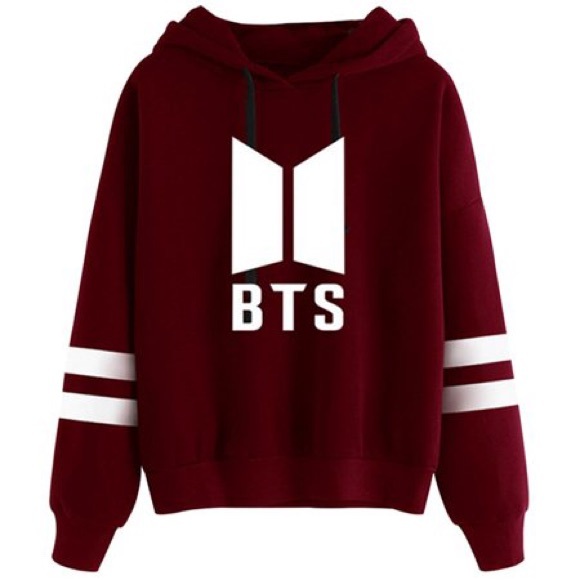 red bts hoodie